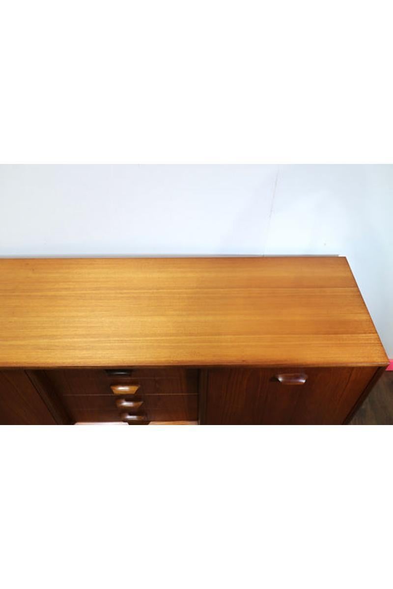 Wood Mid Century Modern Teak Brasilia Sideboard Credenza by G Plan Danish Style