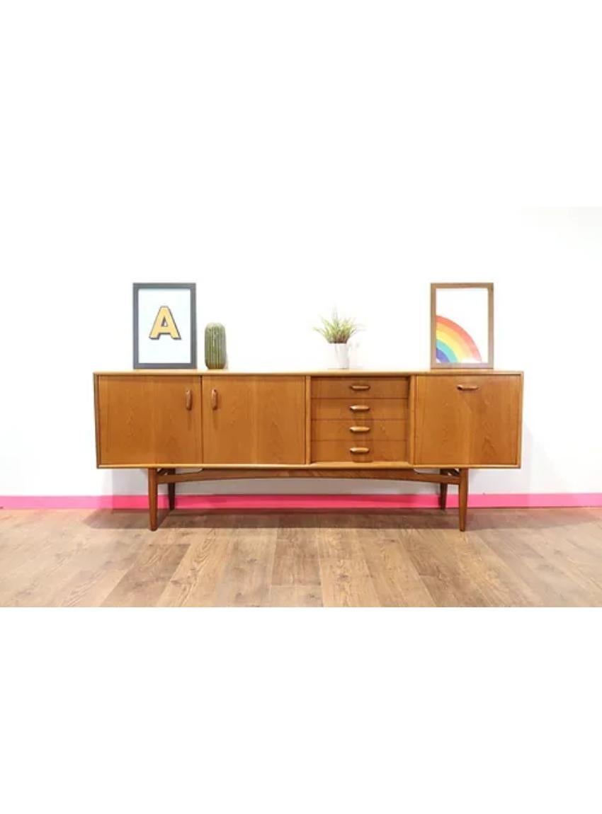  
This absolutley gorgeous credenza made by British cabinet maker, G Plan as part of their Brasilia range shouts style. It has acres of storage and would look fantastic in any setting