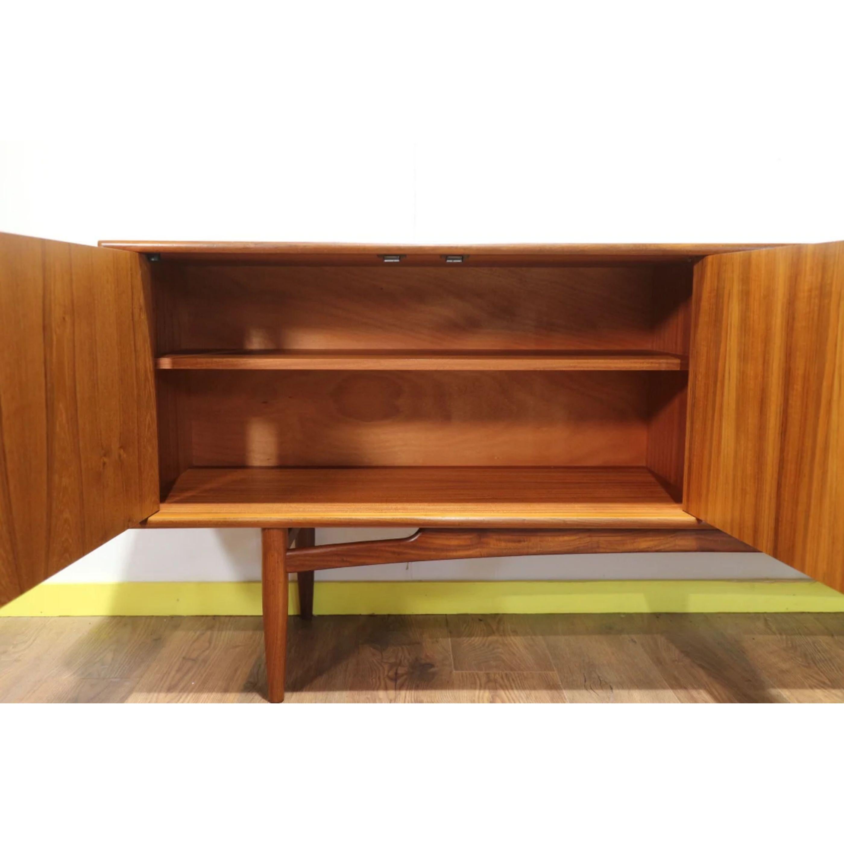 20th Century Mid-Century Modern Teak Brasilia Sideboard Credenza by G Plan Vintage Danish