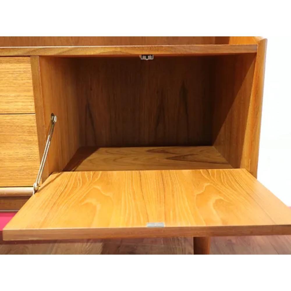 Mid Century Modern Teak Brasilia Sideboard Tall Credenza Buffet by G Plan For Sale 1