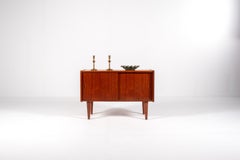 Mid-Century Modern Teak Cabinet, Scandinavian Sideboard, 1960s