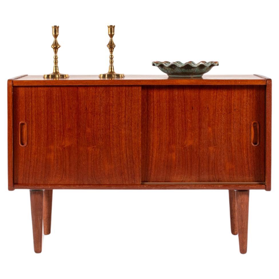 Mid-Century Modern Teak Cabinet, Scandinavian Sideboard, 1960s For Sale