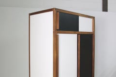 Mid-Century Modern Teak Cabinet, Wardrobe by Andre Sornay, France, 1950s Armoire