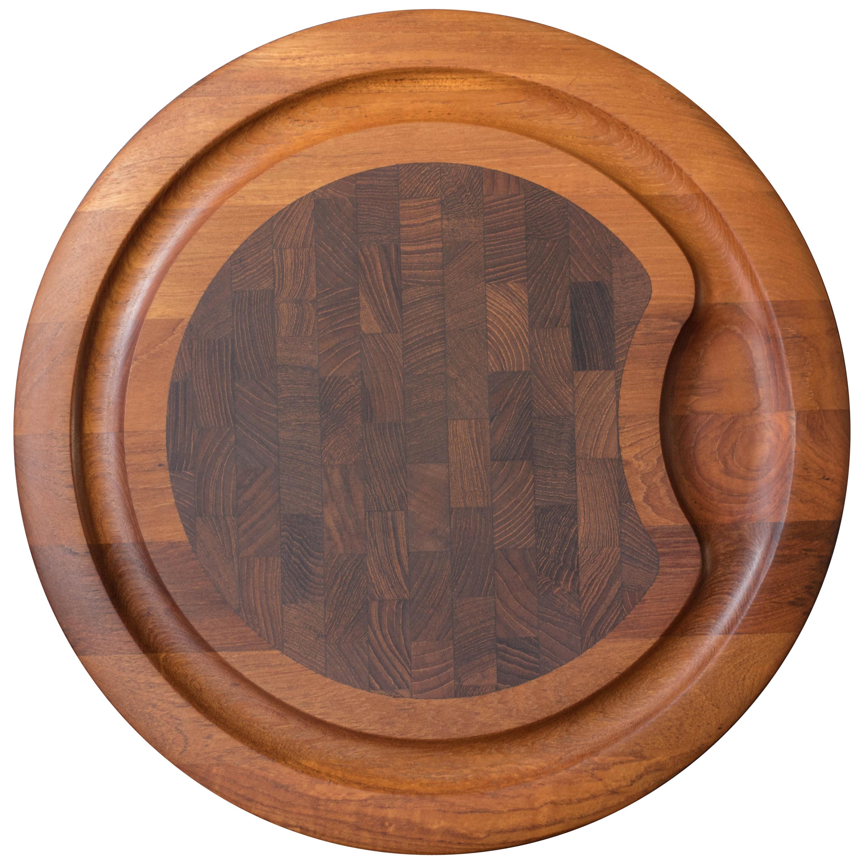 Mid-Century Modern Teak Carving Board Platter by Jens H. Quistgaard for Dansk