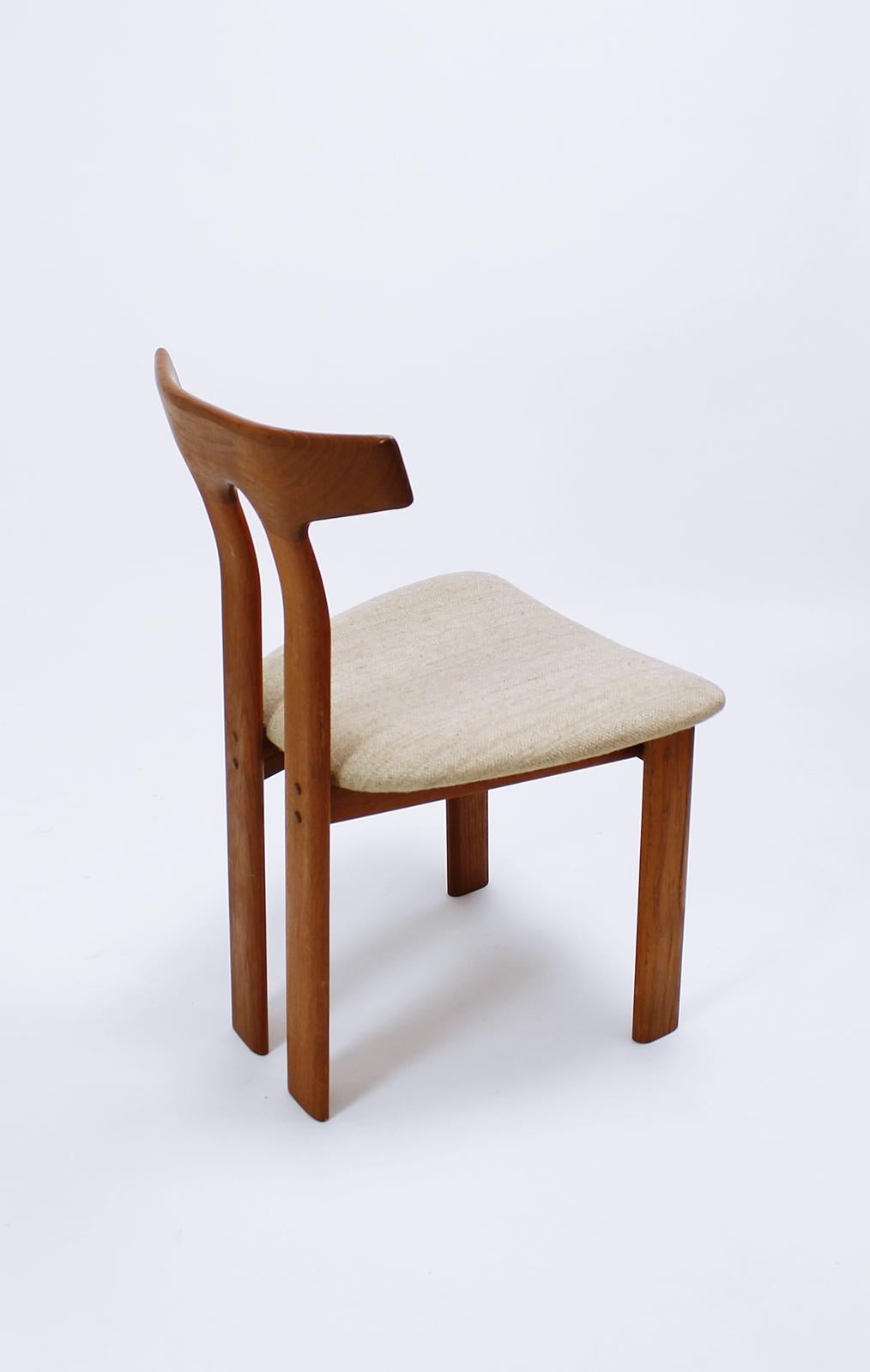 20th Century Mid-Century Modern Teak Chairs by Vamdrup, Denmark, 1970s