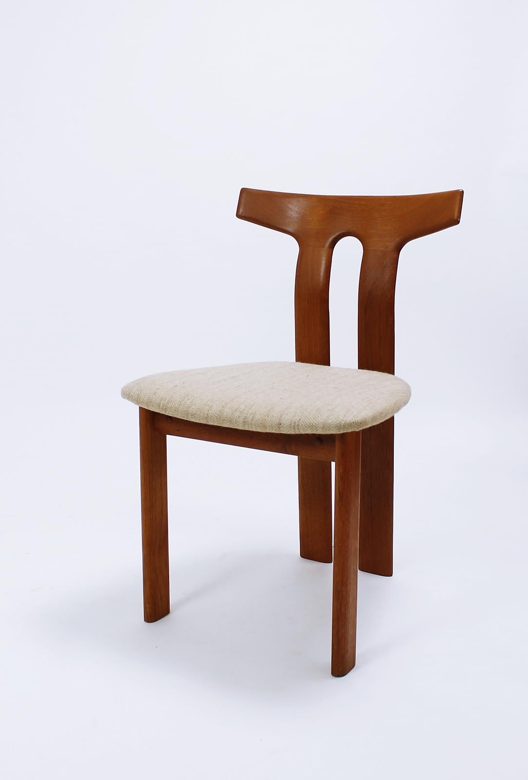 Mid-Century Modern Teak Chairs by Vamdrup, Denmark, 1970s 3