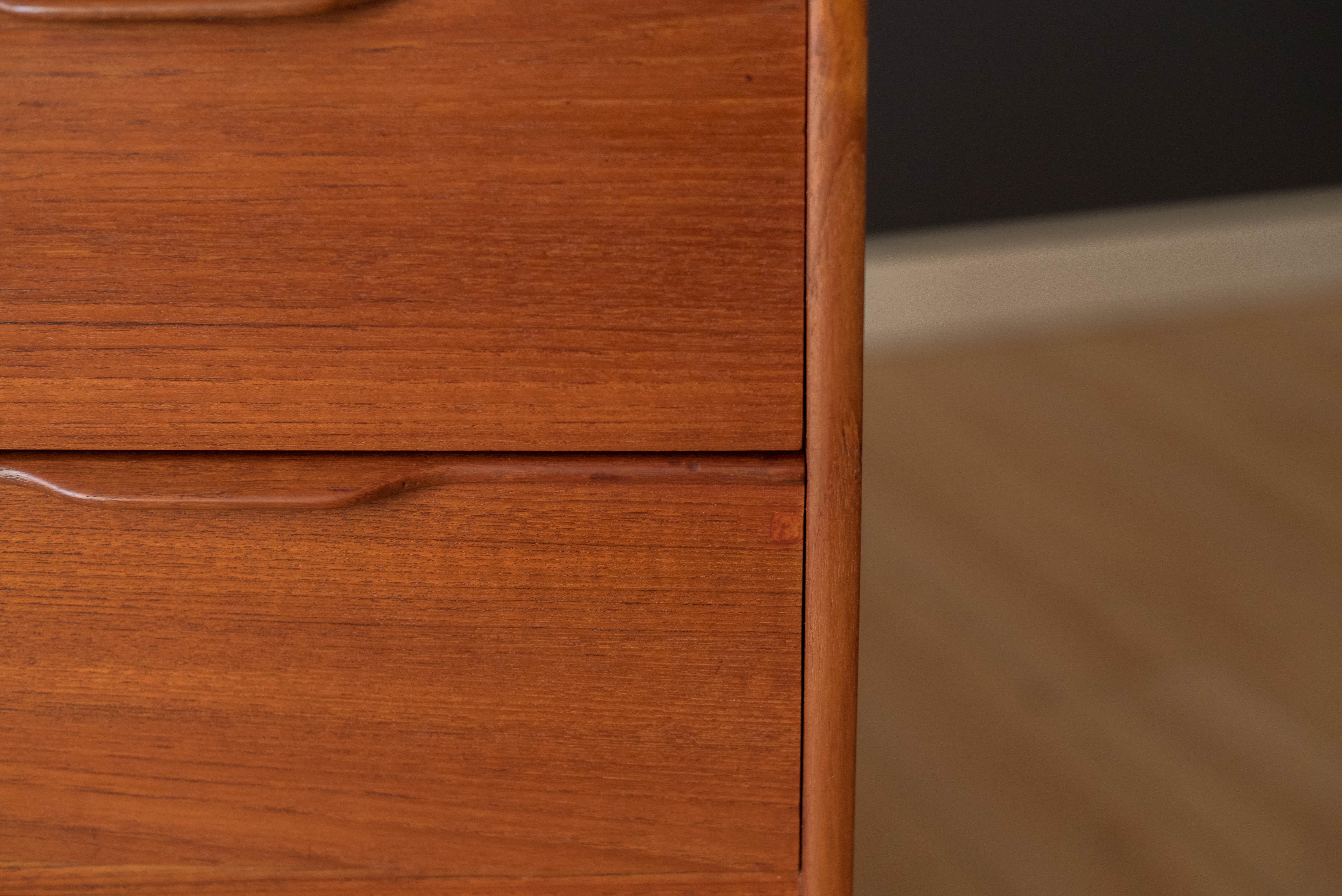 Mid-Century Modern Teak Chest of Drawers by Henning Jorgensen 1