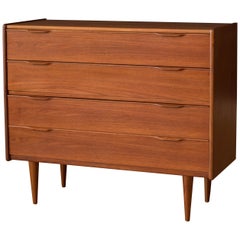 Mid-Century Modern Teak Chest of Drawers by Henning Jorgensen