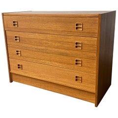 Mid-Century Modern Teak Chest of Drawers by Sejling Skabe, Denmark, 1960s