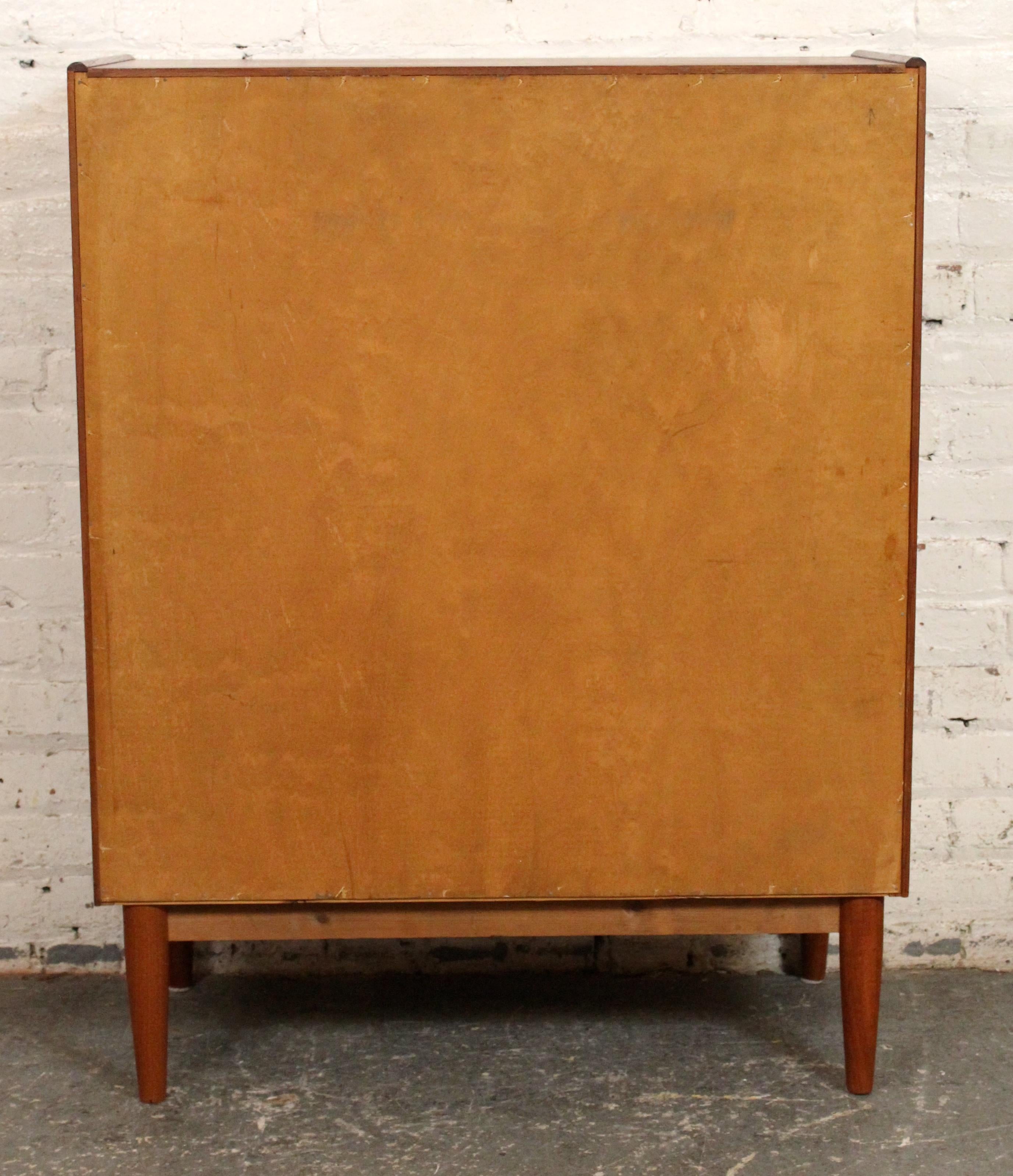 Danish Mid-Century Modern Teak Chest of Drawers For Sale