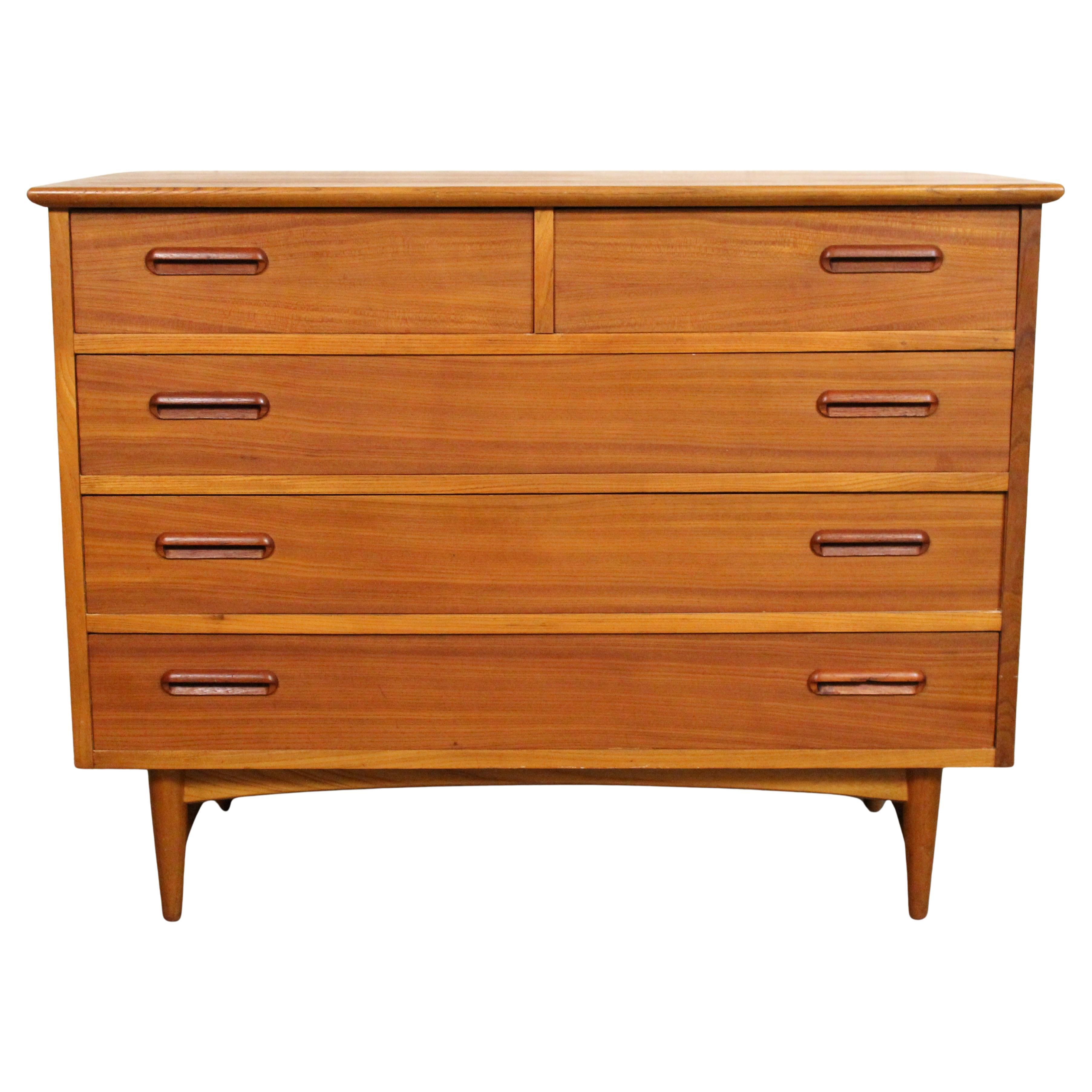Mid-Century Modern Teak Chest of Drawers