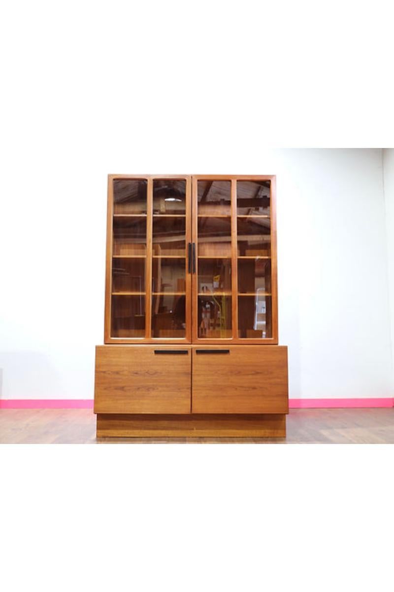 Mid Century Modern Teak China Display cabinet by G Plan Ib Kofod Larsen 6