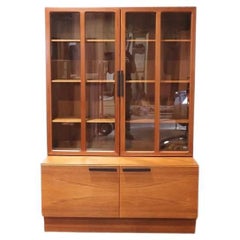 Mid Century Modern Teak China Display cabinet by G Plan Ib Kofod Larsen