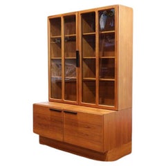 Mid Century Modern Teak China Display cabinet by G Plan Ib Kofod Larsen