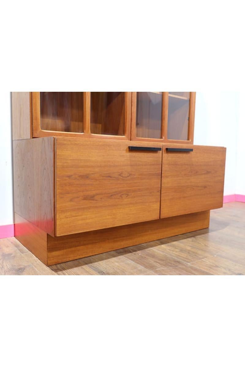 Wood Mid Century Modern Teak China Display cabinet by G Plan Ib Kofod Larsen