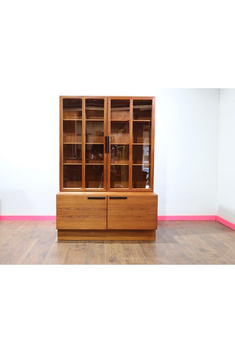 Mid Century Modern Teak China Display cabinet by G Plan Ib Kofod Larsen 1