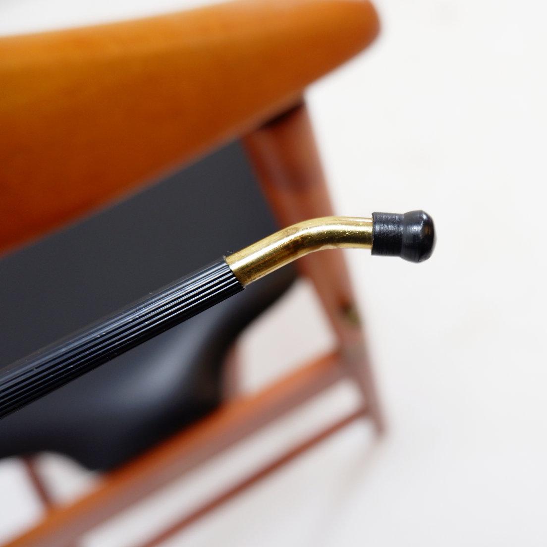Chaise de valet de chambre en teck moderne du milieu du siècle par Fratelli Reguitti Italie, années 1960 en vente 3