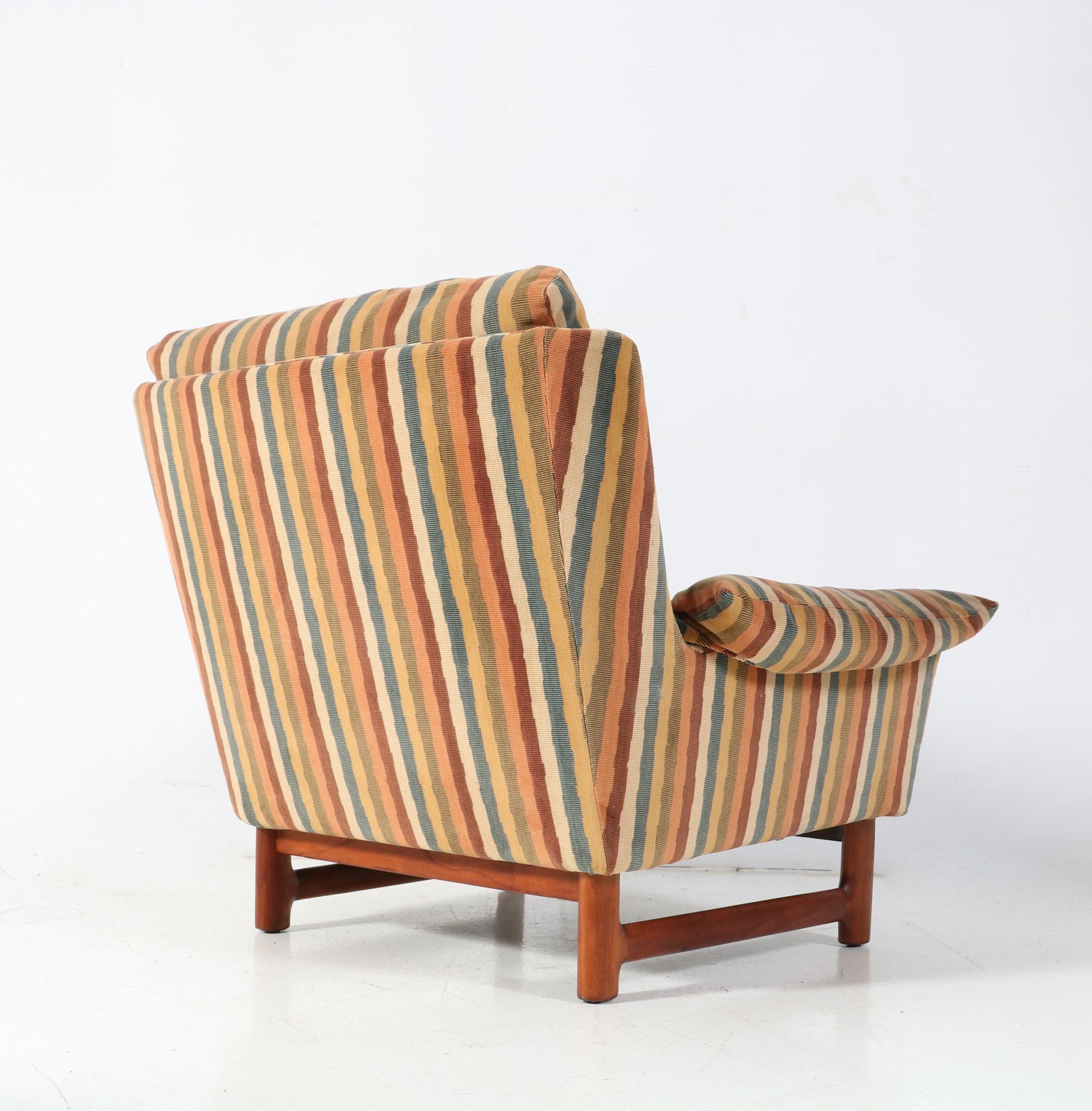 Late 20th Century Mid-Century Modern Teak Club Chair, 1970s For Sale