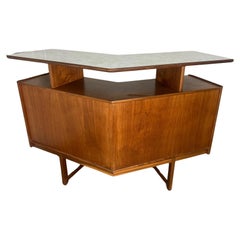 Mid Century Modern Teak Cocktail Home Bar By Turnidge Of London