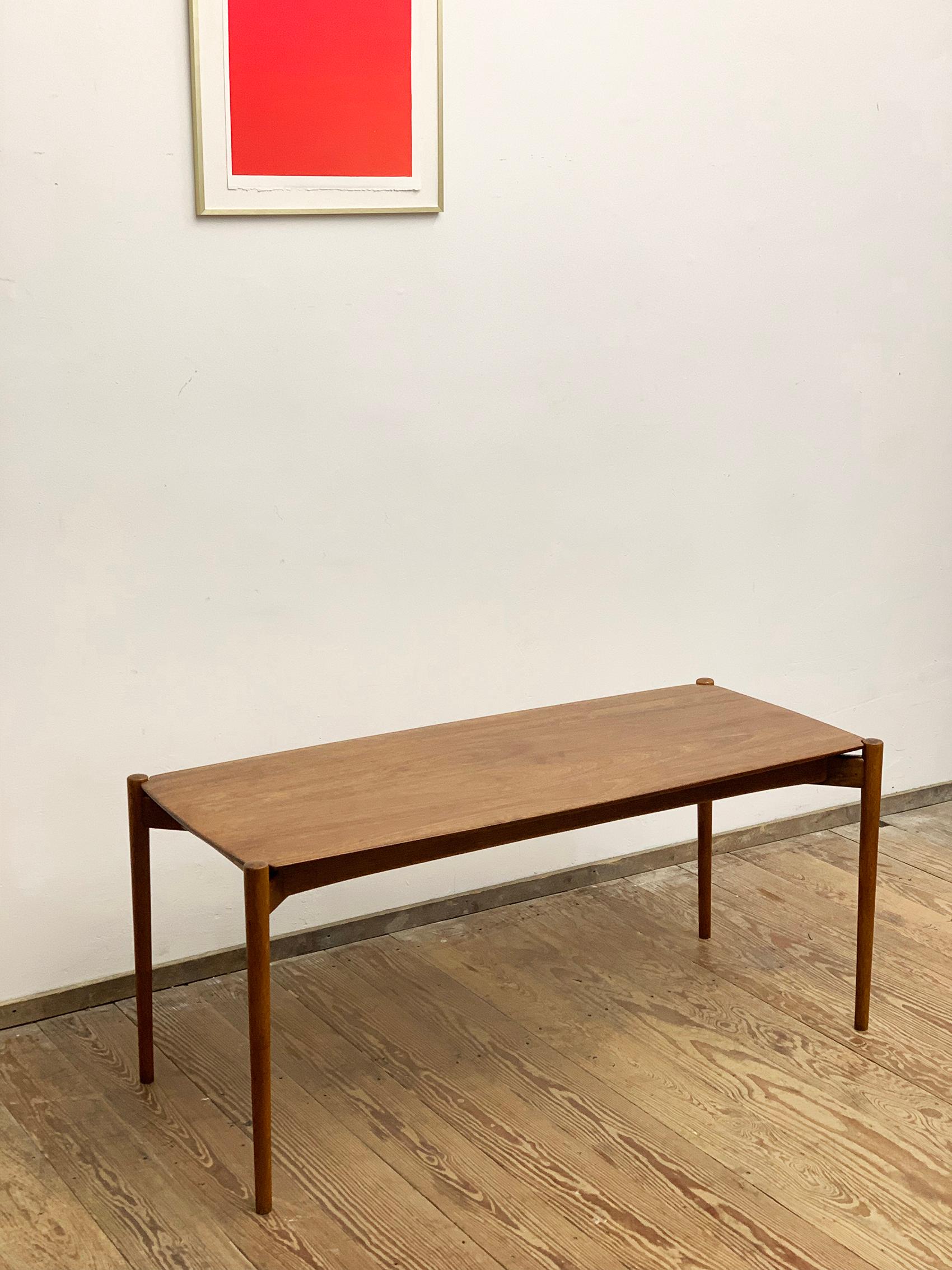 Mid-Century Modern Teak Coffee Table by Hartmut Lohmeyer, 1950s For Sale 1