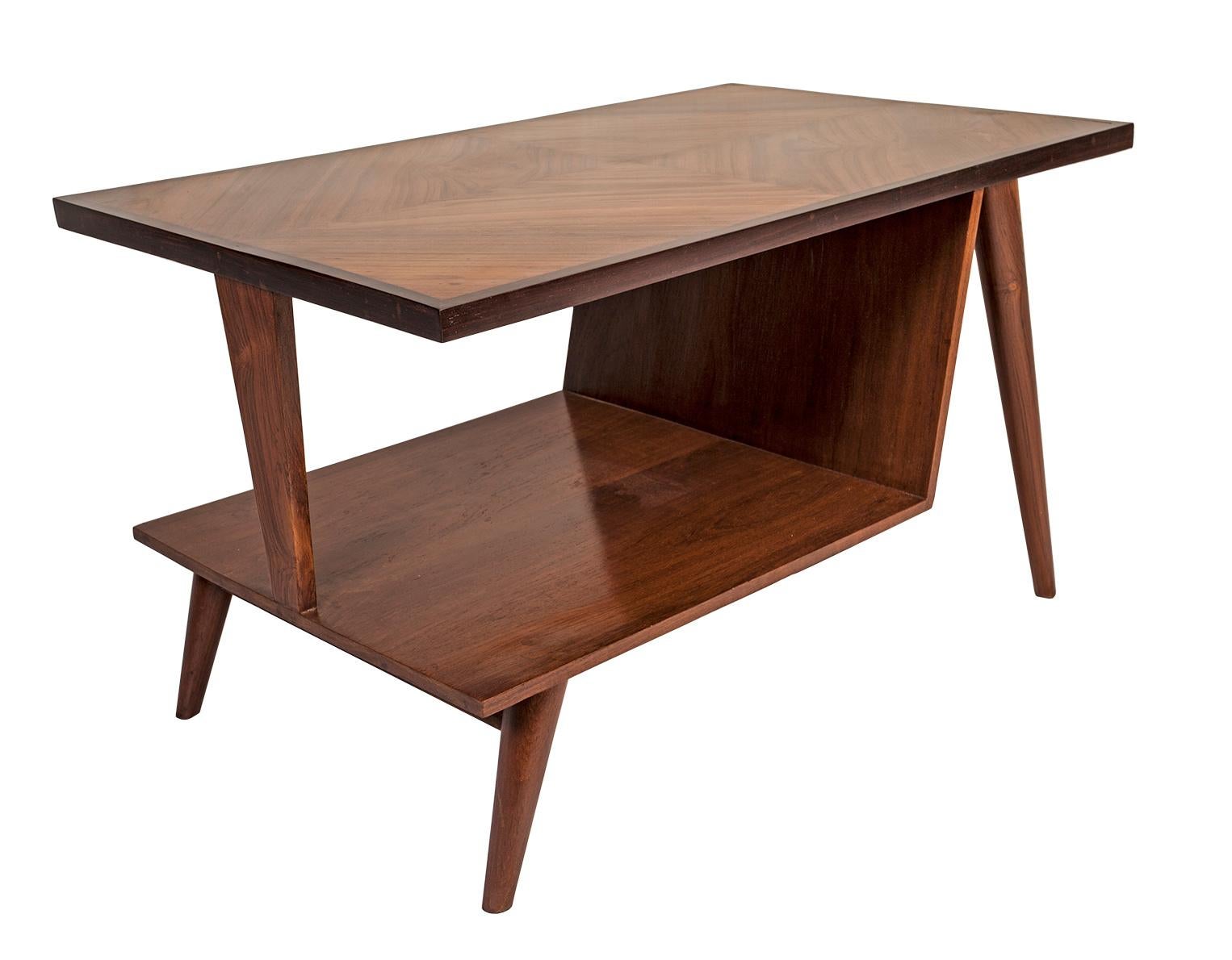 Mid-Century Modern Teak Coffee Table In Good Condition In Nantucket, MA