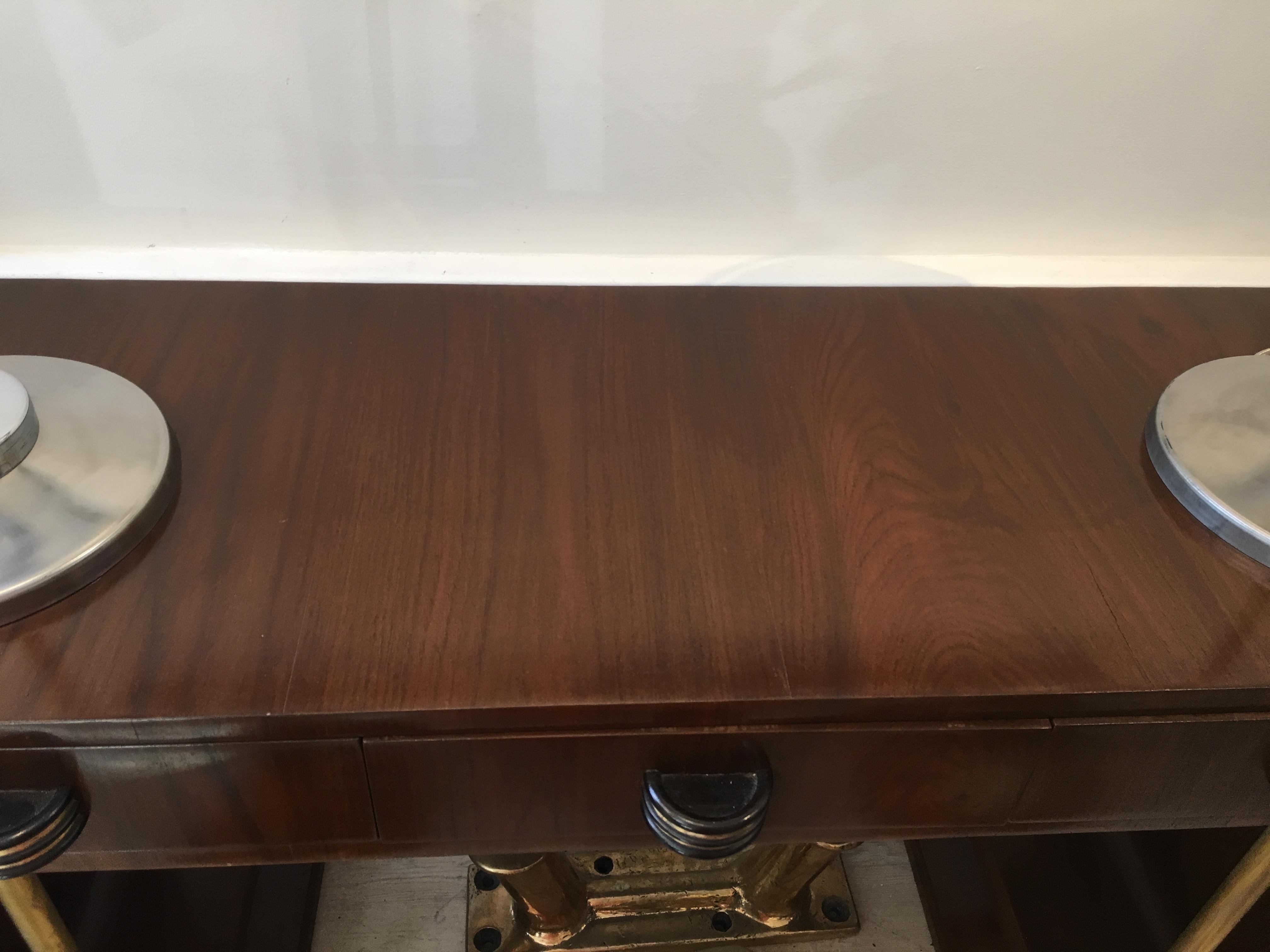 Mid-Century Modern Teak Console Table 3