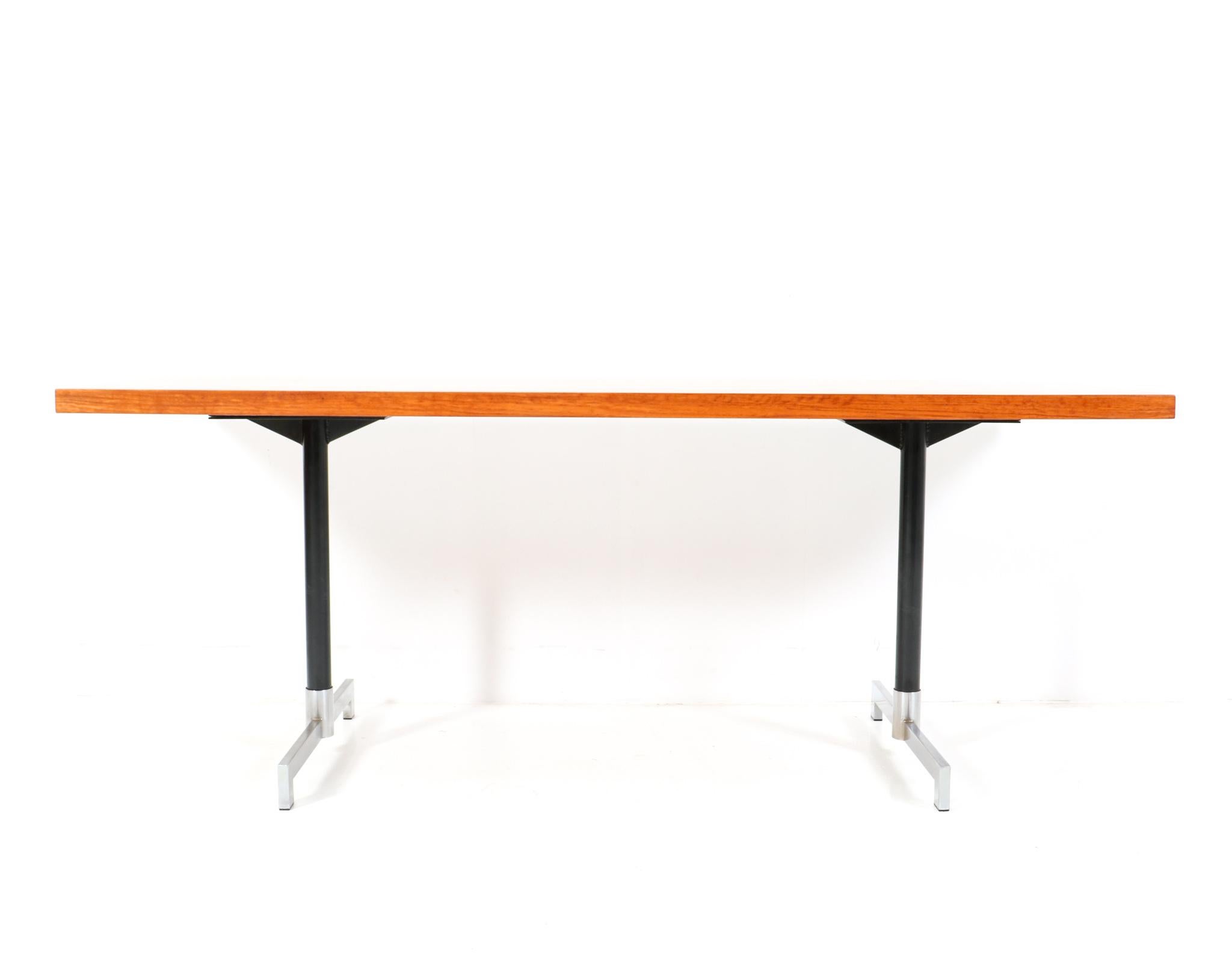 Mid-20th Century Mid-Century Modern Teak Console Table or Writing Table, 1960s For Sale