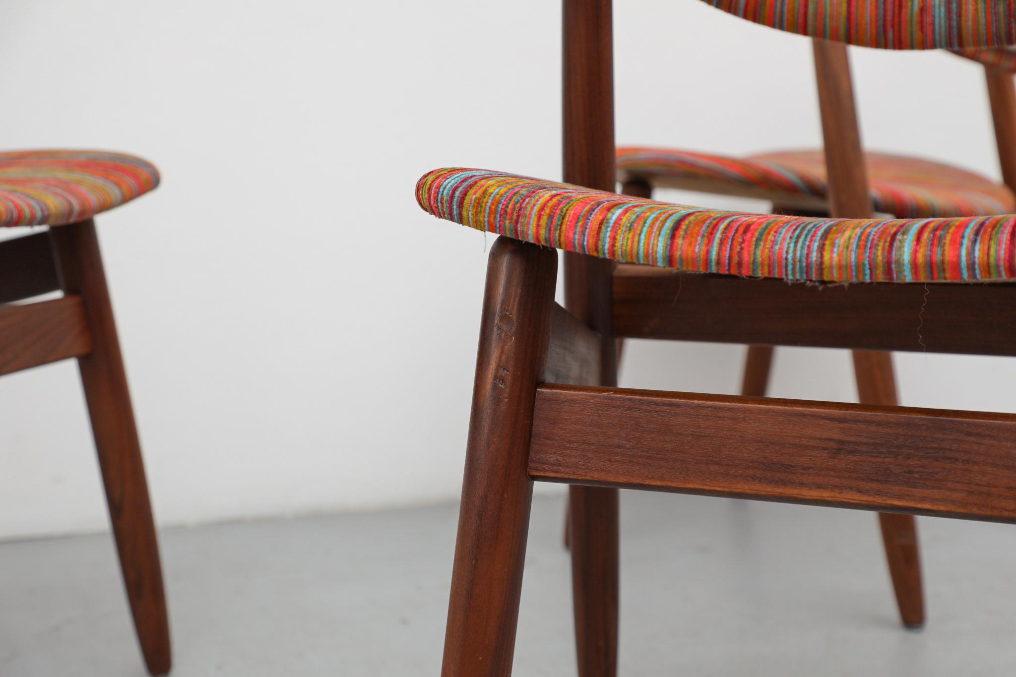 Chaise Cowhorn en teck moderne du milieu du siècle par Hulmefa, 1960s en vente 4