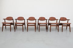 Mid-Century Modern Teak Cowhorn Chair by Hulmefa, 1960s