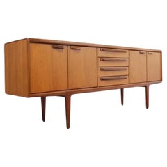 Mid Century Modern Teak Credenza Buffet Sideboard by Younger