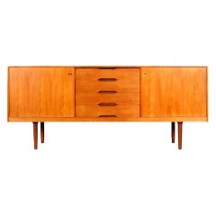 Mid-Century Modern Teak Credenza by Alf Aarseth