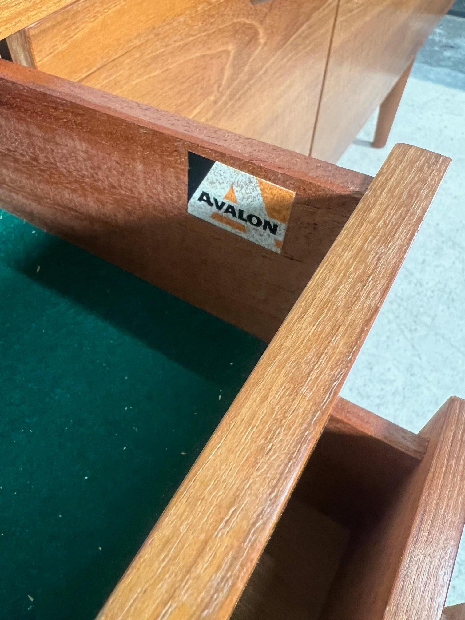 Mid Century Modern Teak Credenza By Avalon UK In Good Condition In Atlanta, GA