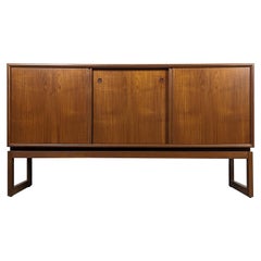 Crédence en teck moderne du milieu du siècle par Axel Christiansen pour ACO Møbler, c1960s