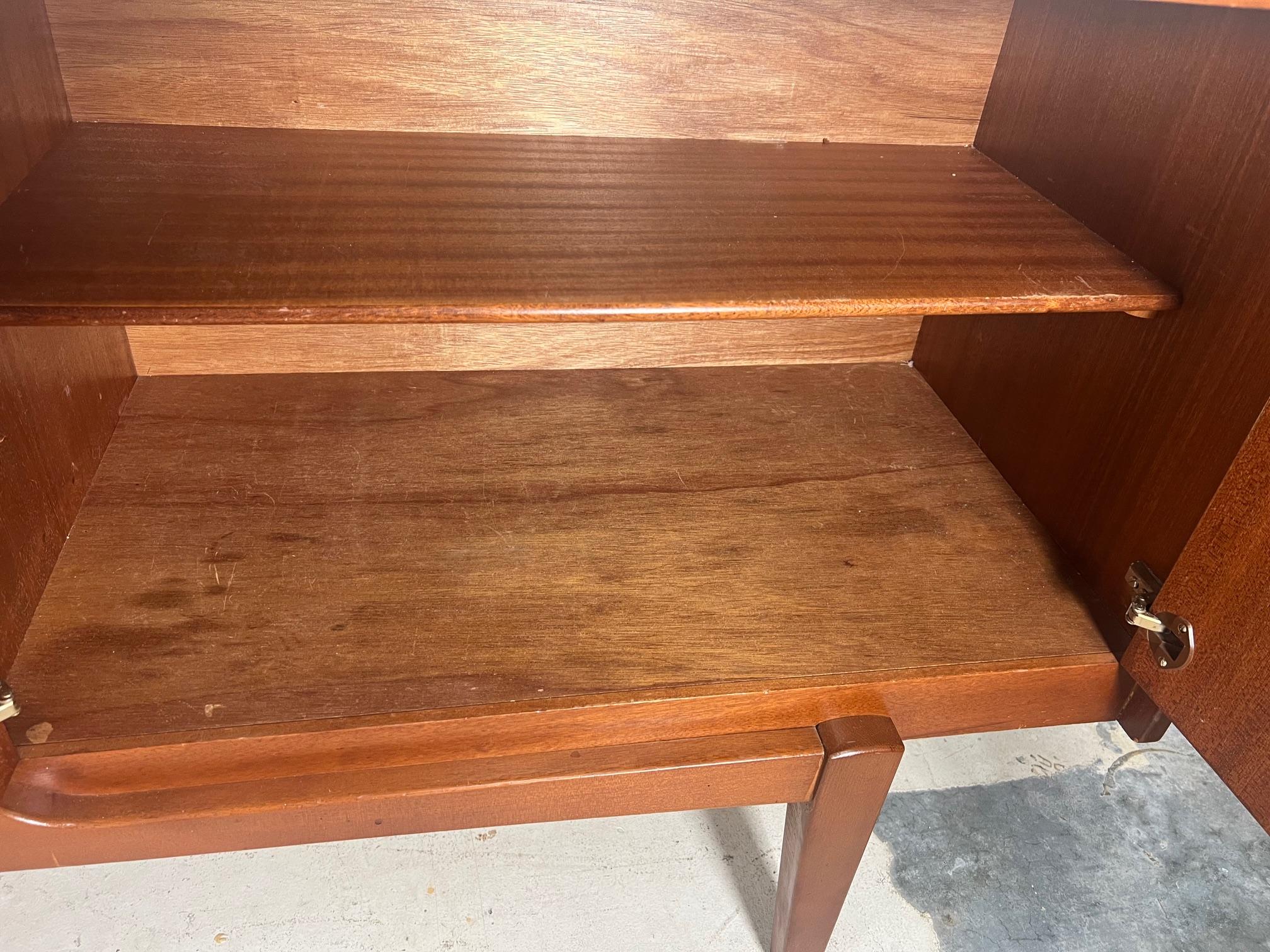 European Mid Century Modern Teak Credenza By Jentique Made In England For Sale