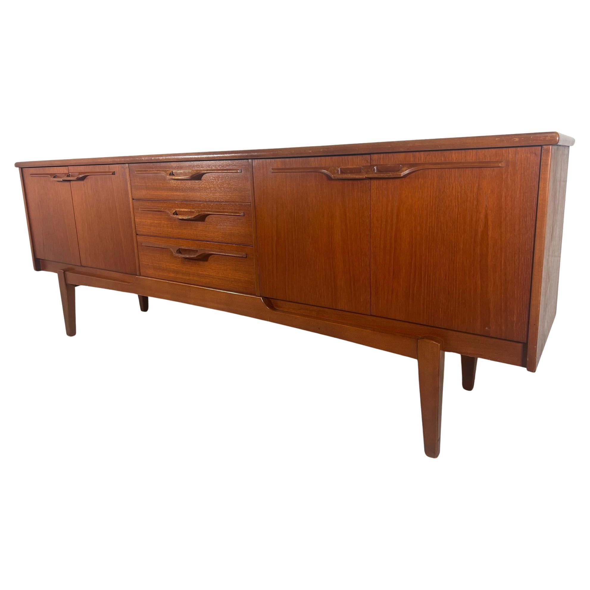 Mid Century Modern Teak Credenza By Jentique Made In England