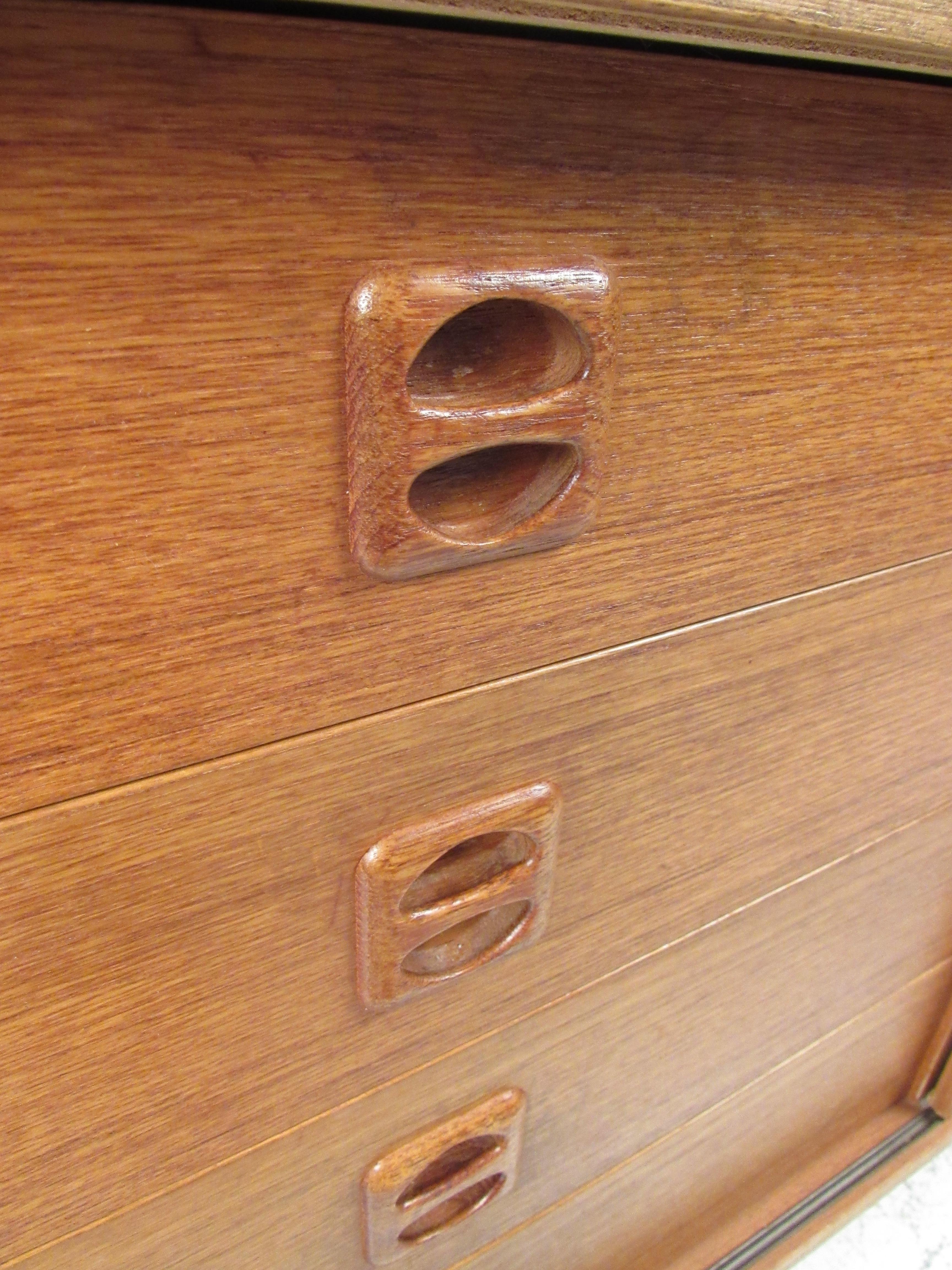 Mid-Century Modern Teak Credenza 2