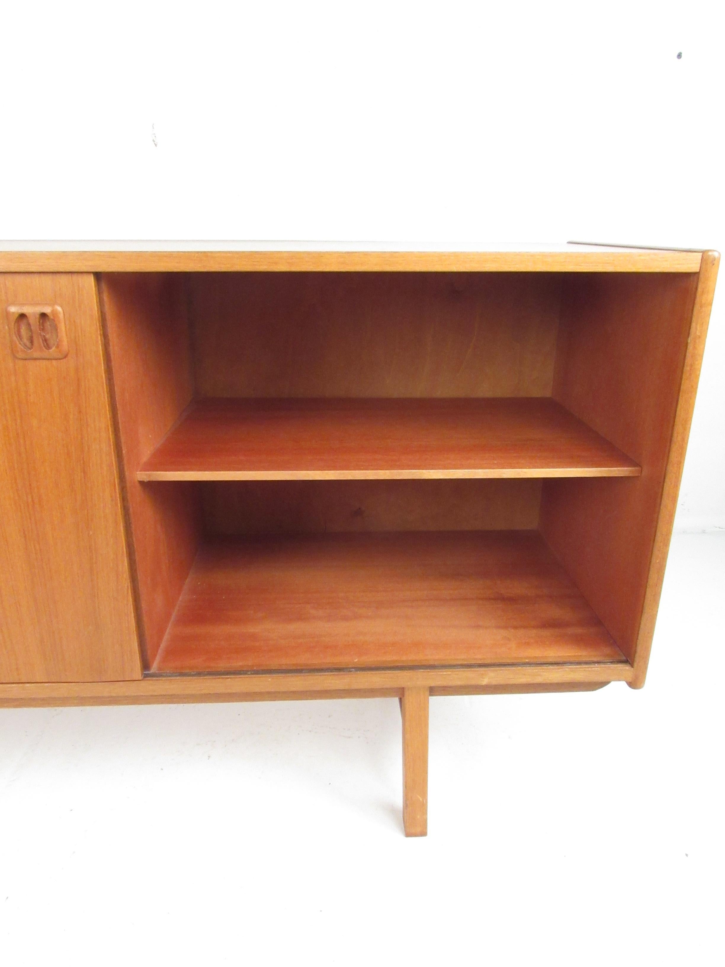 Mid-Century Modern Teak Credenza In Good Condition In Brooklyn, NY