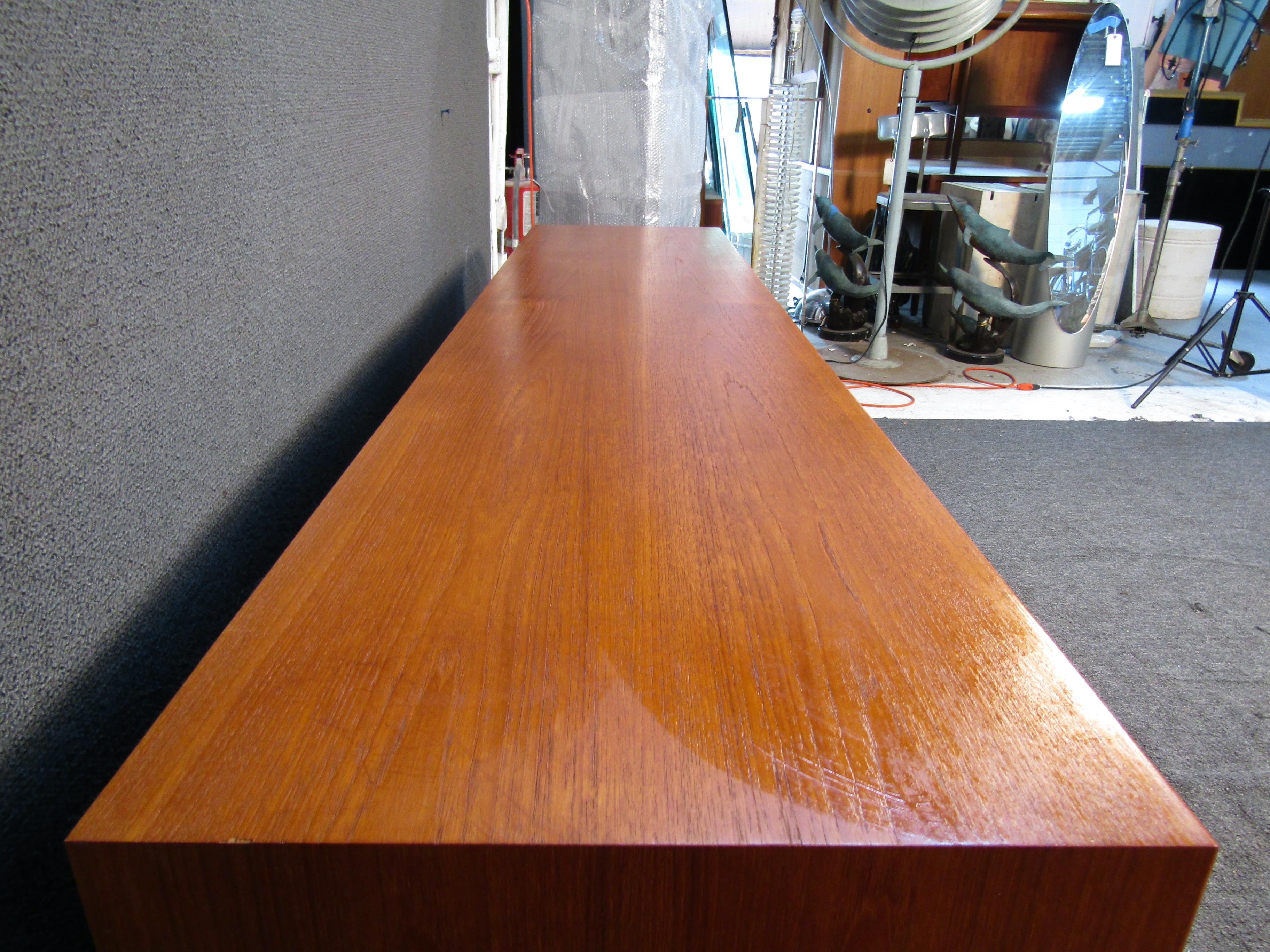 Mid-Century Modern Teak Credenza  4