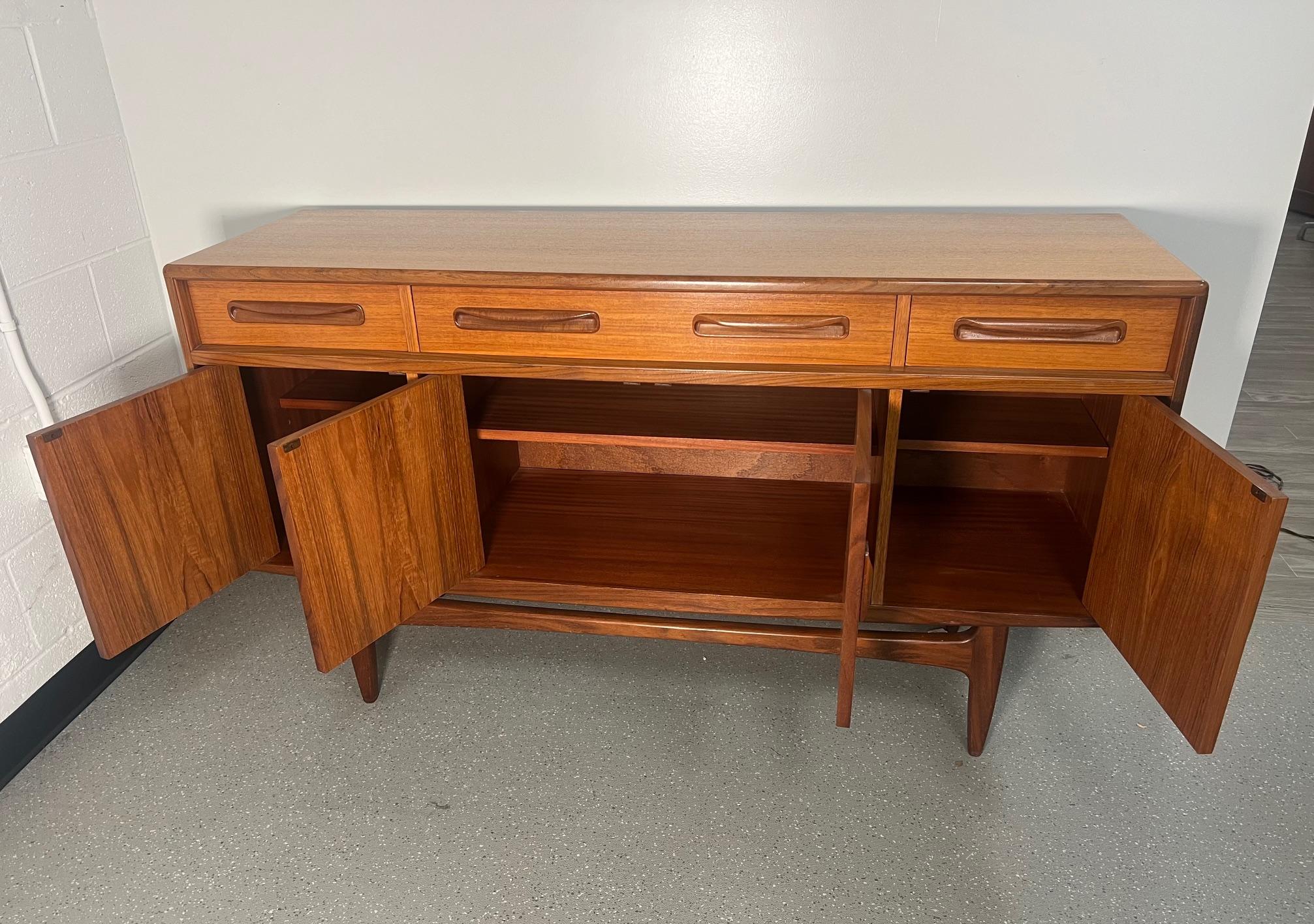 Mid Century Modern Teak Credenza G Plan Fresco For Sale 3