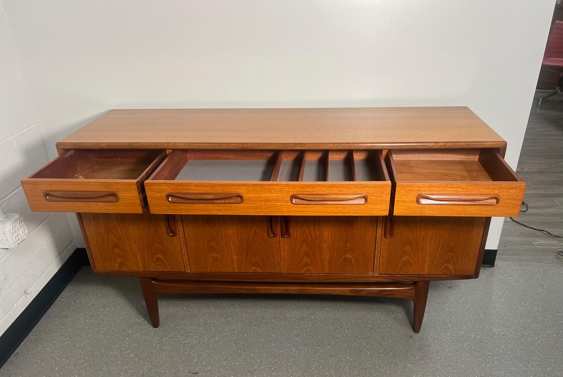 Mid-Century Modern Mid Century Modern Teak Credenza G Plan Fresco For Sale