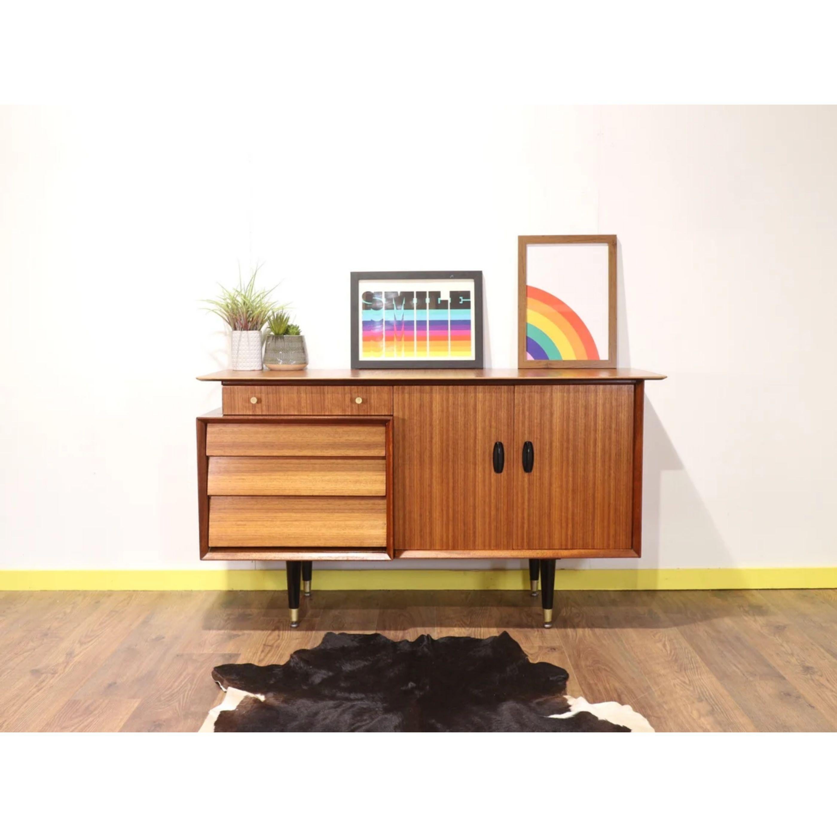 A fantastic, stylish credenza by renowned British furniture maker Beautility. A gorgeous statement piece of furniture that would look great in any room. There is plenty of storage and it can be used for a variety of purposes

Dims

w57 d18.5