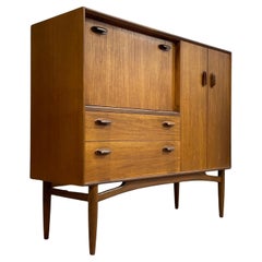 Vintage Mid Century MODERN Teak Credenza / SIDEBOARD by G-Plan, c. 1960s