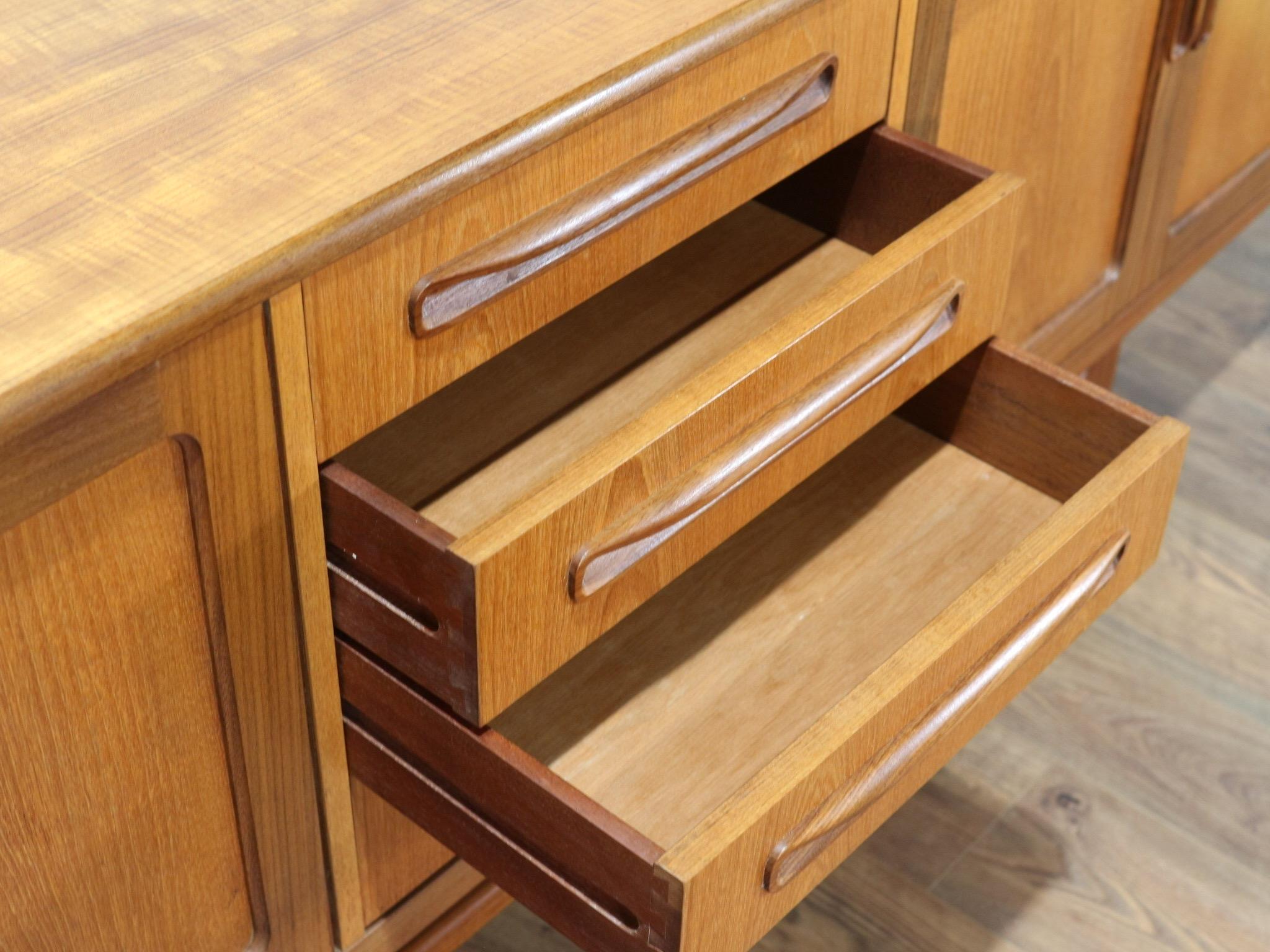 Mid-Century Modern Teak Credenza Sideboard by G Plan 7