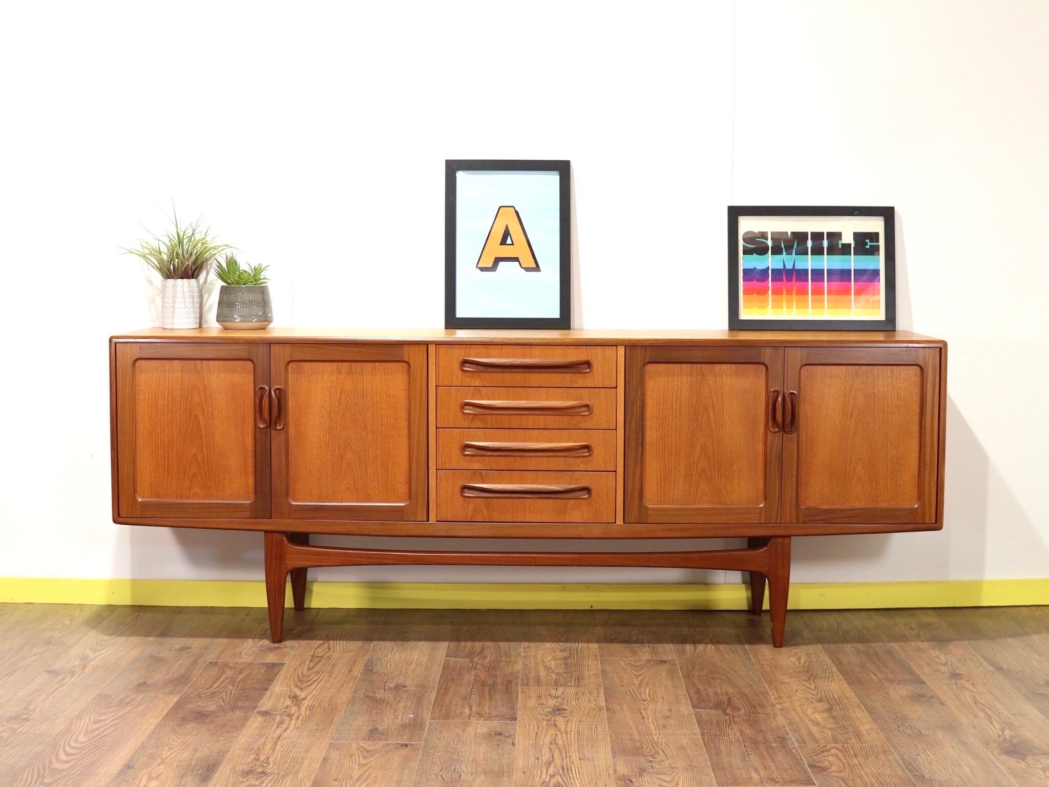 Mid-Century Modern Teak Credenza Sideboard by G Plan 8