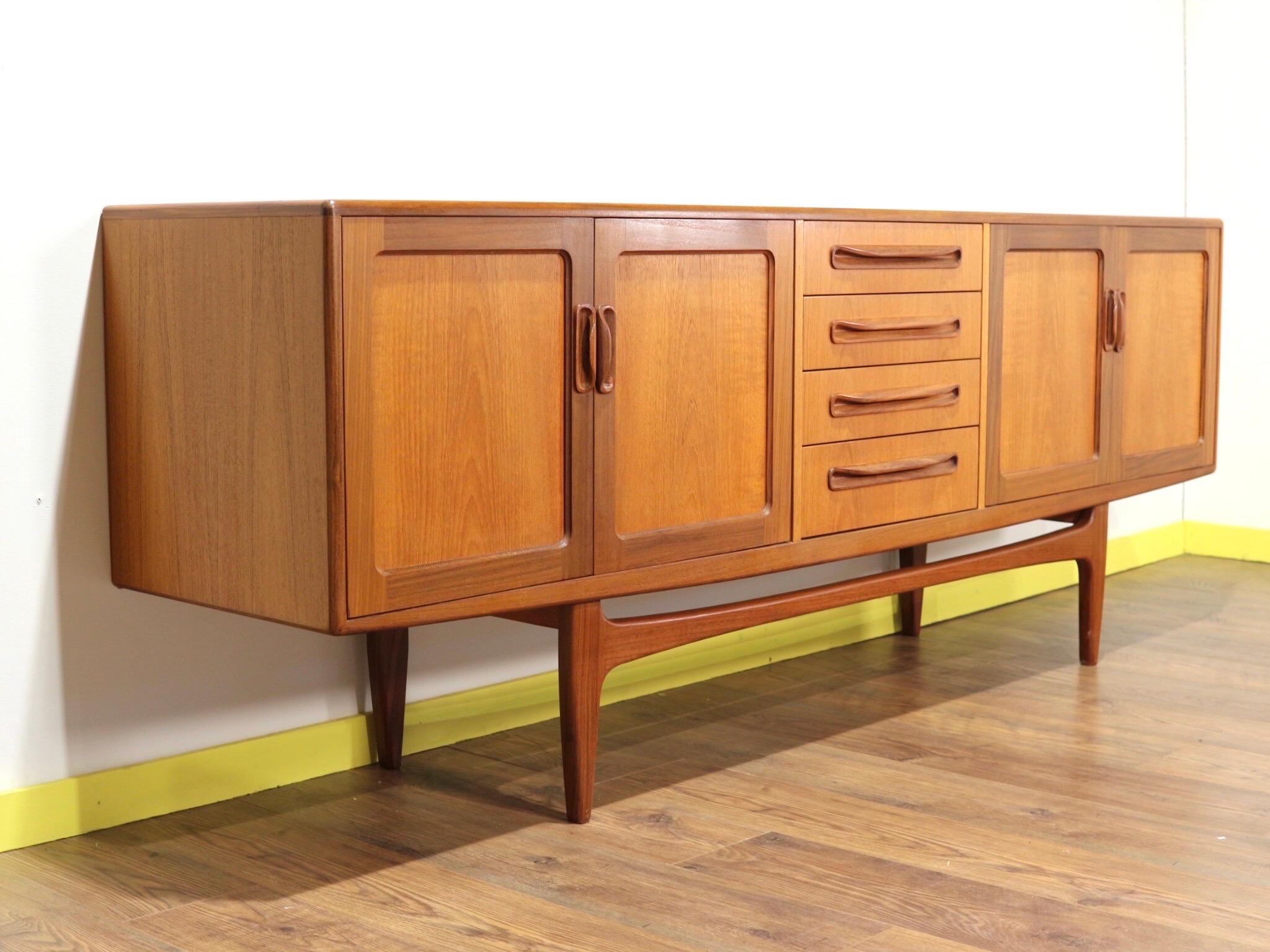 British Mid-Century Modern Teak Credenza Sideboard by G Plan