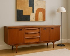 CREDENZA / Credenza in teak del Mid Century MODERN di Greaves and Thomas, Made in Englan