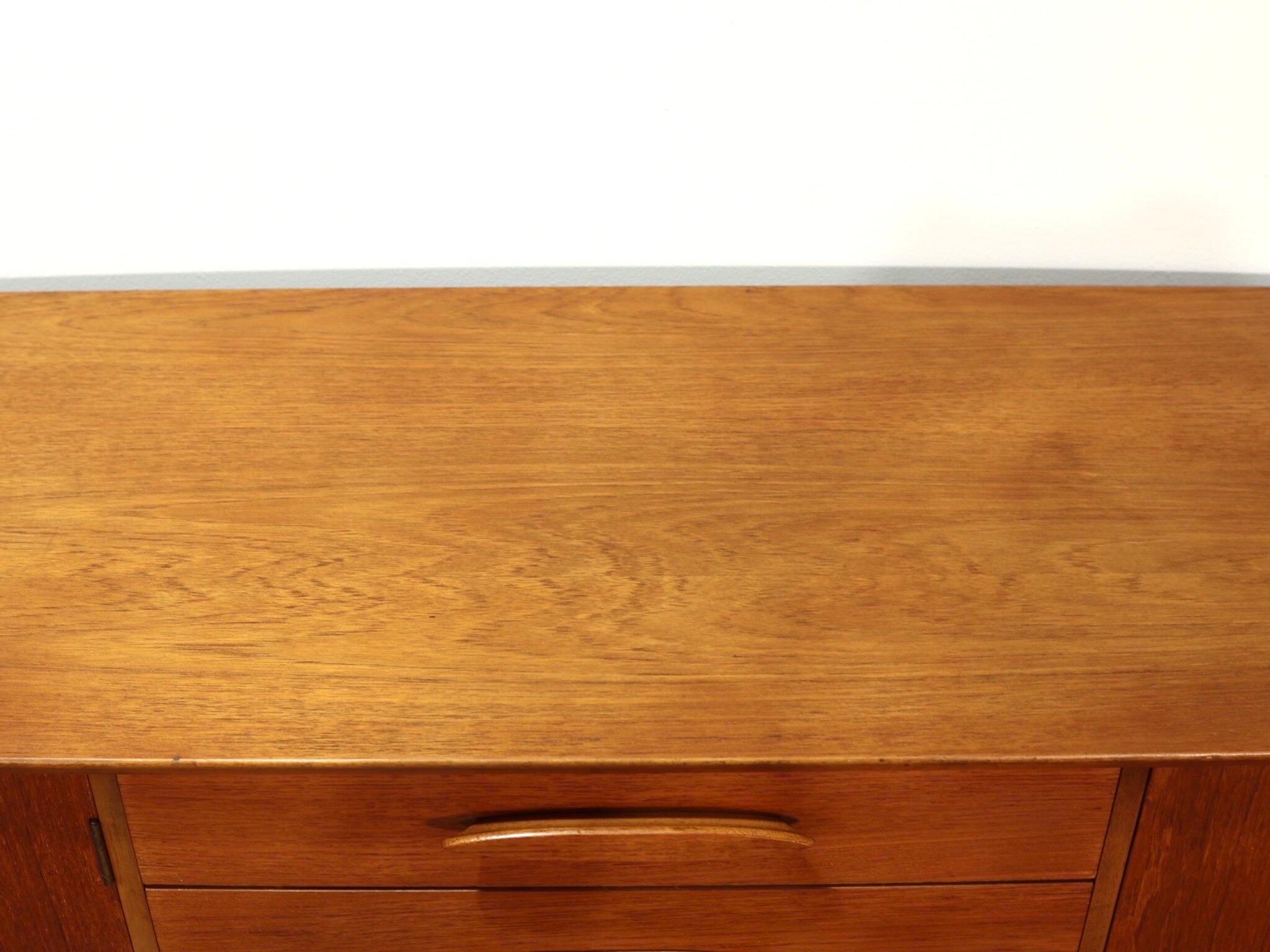 Mid-Century Modern Teak Credenza Sideboard by Jentique 4