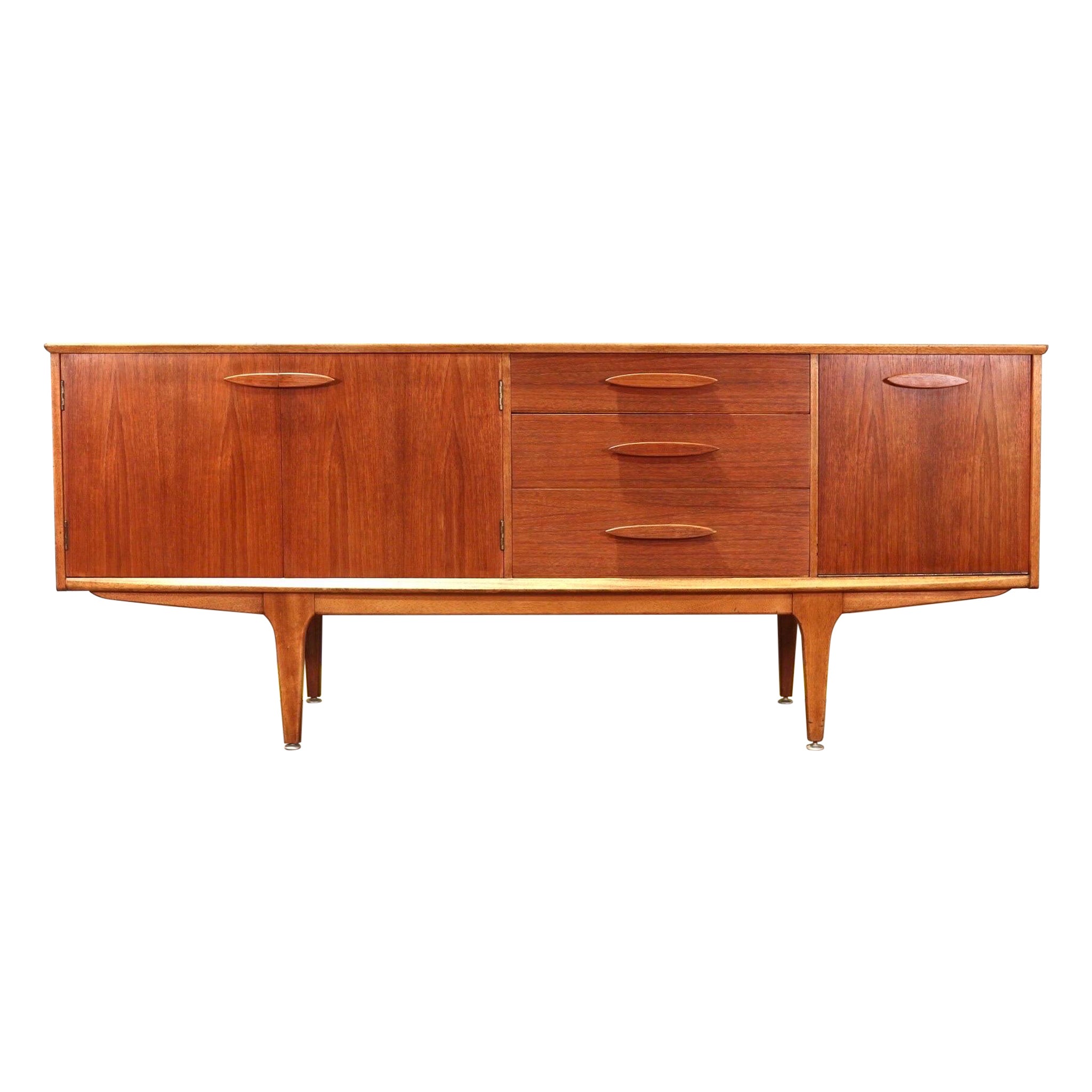 Mid-Century Modern Teak Credenza Sideboard by Jentique