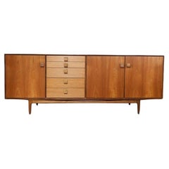 Credenza Sideboard in teak del Medioevo Moderno di lb Kofod Larsen per G-Plan