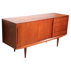 Mid Century Modern Teak  Credenza Sideboard made in Denmark for Maurice Villency